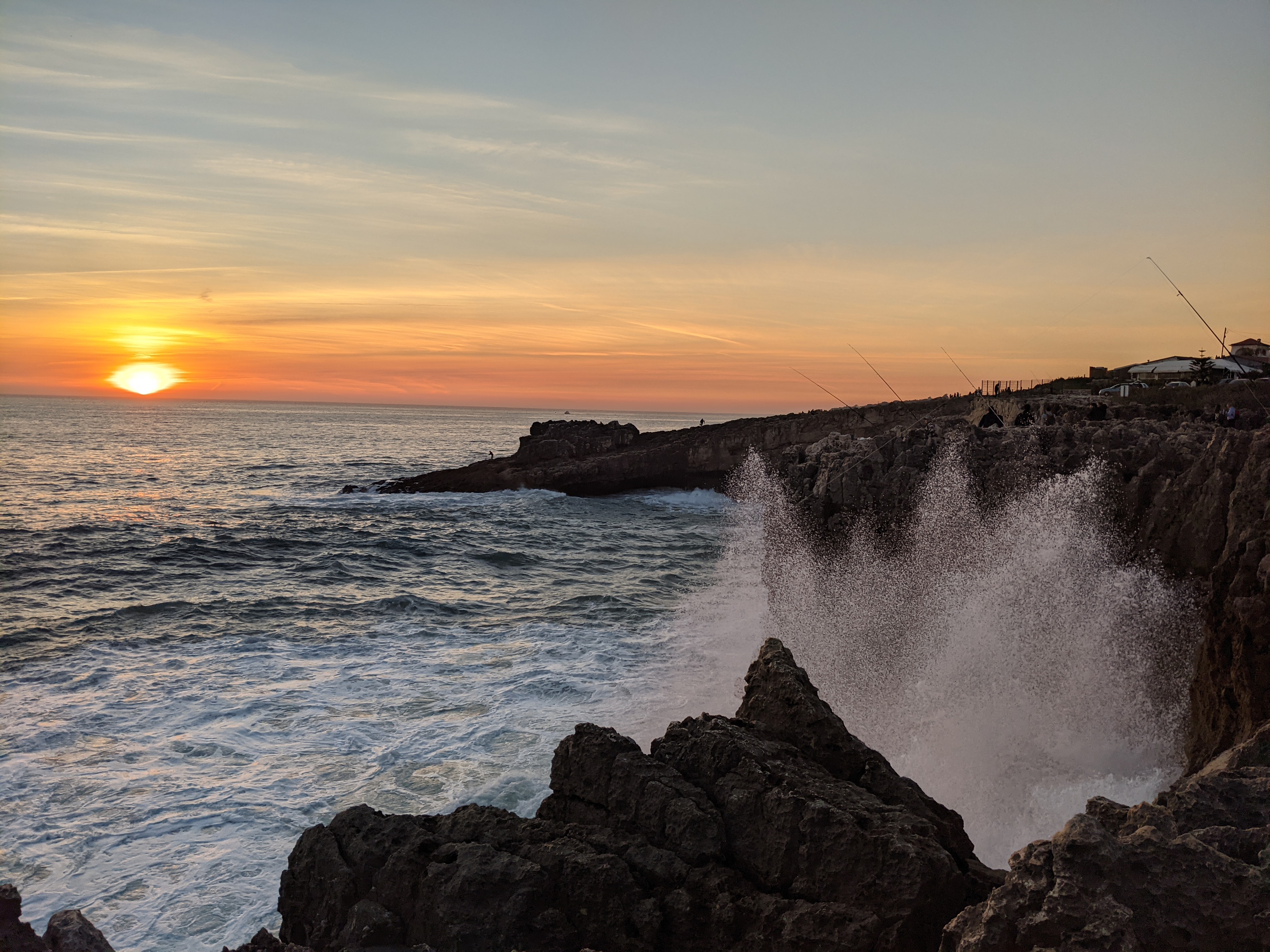 Ocean view from the coast of Portugal